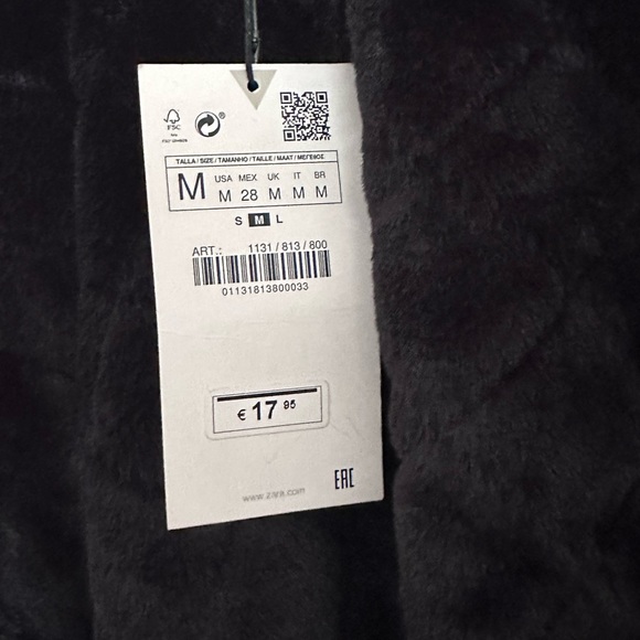 Faux fur Zara pull very elegant Medium - Picture 2 of 2